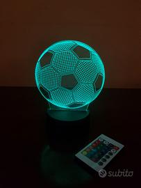 Lampada pallone da calcio “effetto 3D”