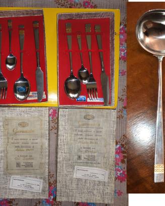 2 posate in argento e 5 set singolo Posate GOTTING
