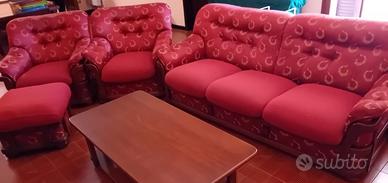 Salotto completo 4 pezzi: € 250 trattabili