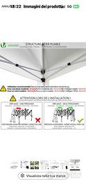 Gazebo pieghevole