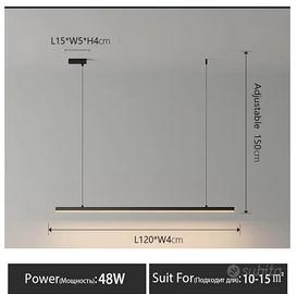 Lampadario a sospensione Minimal