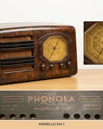 Radio d’ epoca phonola modello 541 originale snni3