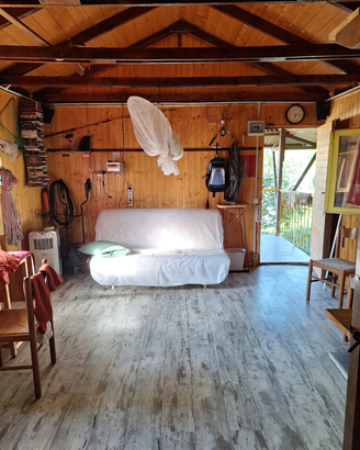 Palafitta in riva al Po