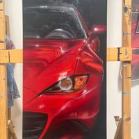 Quadro olio su tela mazda mx5 nd