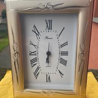 Orologio al quarzo da tavolo in argento 925