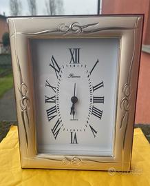 Orologio al quarzo da tavolo in argento 925
