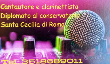 Cantante animatore per feste ed eventi