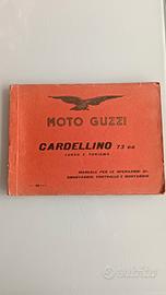 Manuale Moto Guzzi Cardellino73 cc Lusso e Turismo