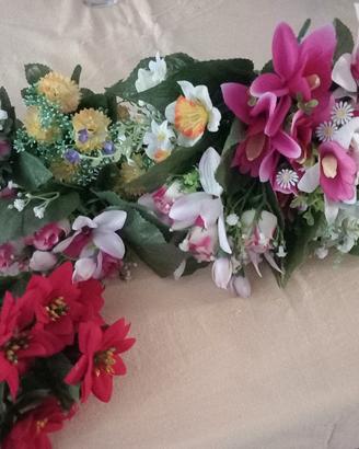 mazzetti fiori tessuto