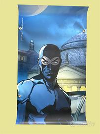 Diabolik poster 95x60 pvc firmato lorenzo ruggiero