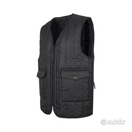 GILET BIKER TRAPUNTATO CON TASCHE E ZIP JOHN DOE