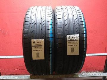 2 gomme 225 45 19 continental a5638