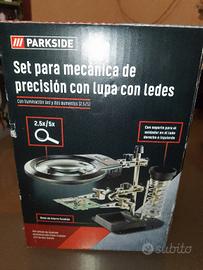 stazione per saldatore con lente 