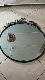 Specchio rotondo di ferro IKEA