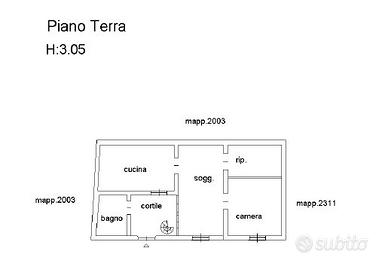 Ampio trivano con potenziale terrazza sovrastante