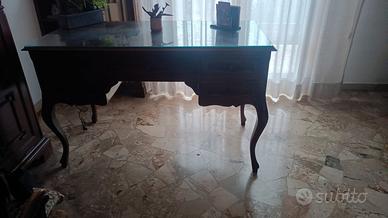 scrivania in legno massello