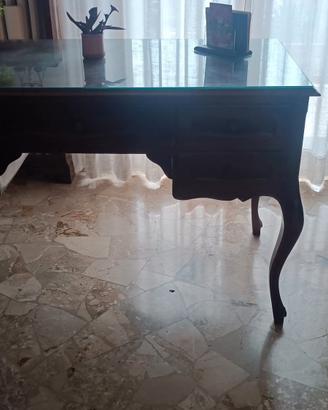 scrivania in legno massello