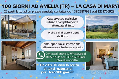Casa per i 100gg all'esame