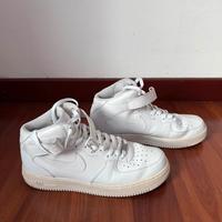 Nike Air Force 1 Mid Bianche EU 46 AF1 originali