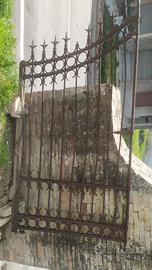 Cancello ferro battuto stile liberty inizio 900