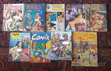 Lotto 9 fumetti '70 '80 Zora Maghella Cenerentola