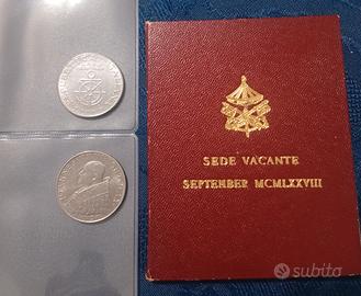 500 lire argento + 2 monete da 100 lire