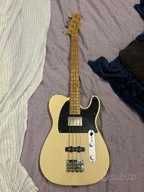 Squier vintage blonde modefied telecaster bass