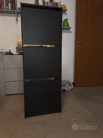Scarpiera ikea bissa marrone scuro