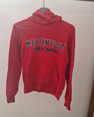 Felpa donna con cappuccio ( Meltin Pot )