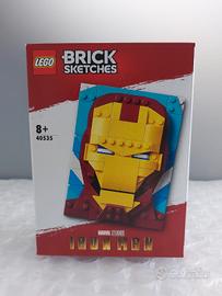LEGO #40535 Brick Sketches Iron Man MISB Ritirato
