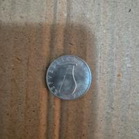 moneta 5lire  delfino romagnoli 1953