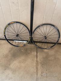 Cerchi anteriori bici da corsa