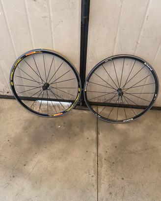 Cerchi anteriori bici da corsa
