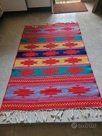 tappeto Rosso in lana