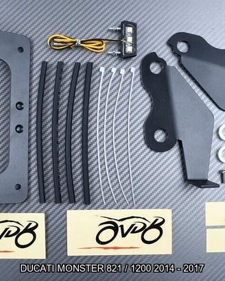 Portatarga corto DUCATI MONSTER 821 1200 2014 2017
