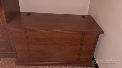 Cassapanca in legno con contenitore - 100€