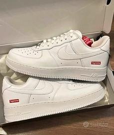 Nike Air Force 1 Low Supreme White EU42