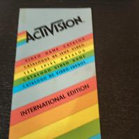 Catalogo vintage per giochi Atari 