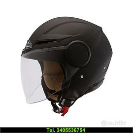 Nuovo casco smk nero demijet