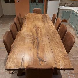 TAVOLI, TOP BAGNO, MENSOLE IN LEGNO MASSELLO