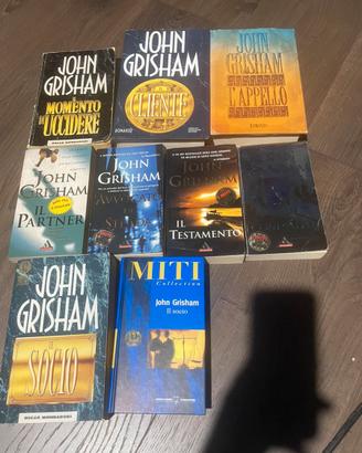 Lotto 8 libri di John Grisham