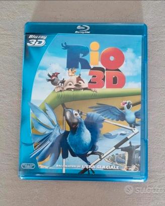 DVD BLUE RAY anche in 3D Cartone Animato Rio