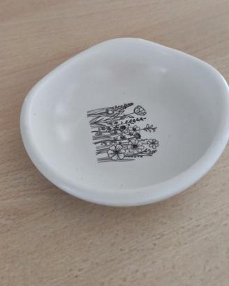 Contenitore porta oggetti in gesso ceramico