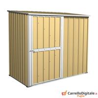 Box casetta giardino Acciaio 174x100 beige