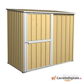 Box casetta giardino Acciaio 174x100 beige