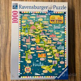 Puzzle Tour dei Vini d’Italia 1000pz con più pz