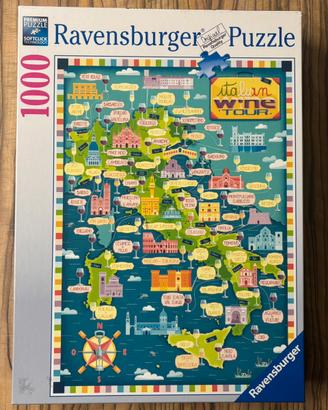 Puzzle Tour dei Vini d’Italia 1000pz con più pz