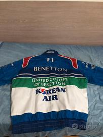Giacca originale sparco vintage team benetton f1