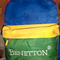 Zaino originale Benetton Multicolor vintage 