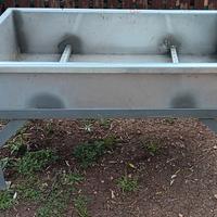 tavolo vasca inox